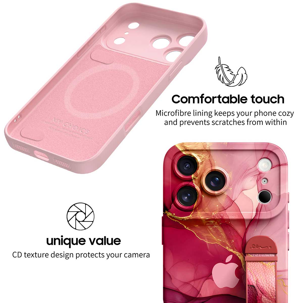 Caitian Jade | iPhone Series Multifunctional Wristband Case