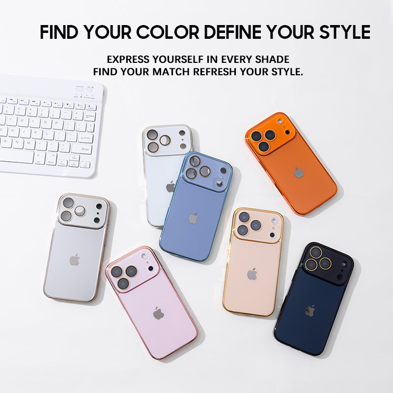 White | iPhone Electroplated Matte Case