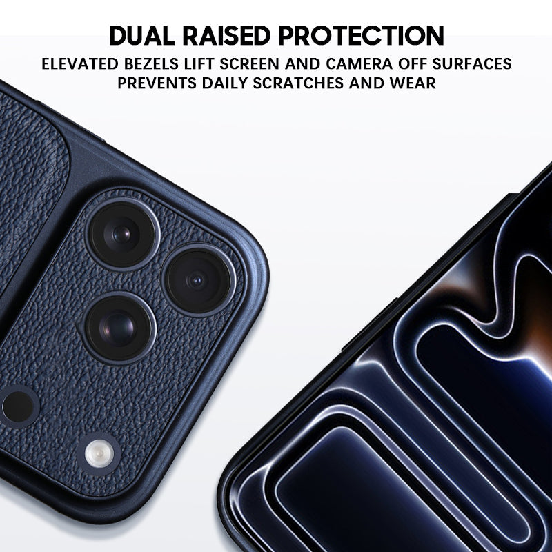 Yellow | iPhone Leather Texture Case