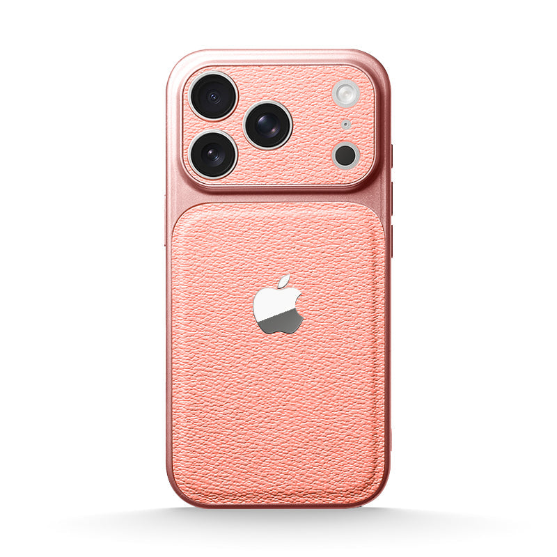 Pink | iPhone Leather Texture Case