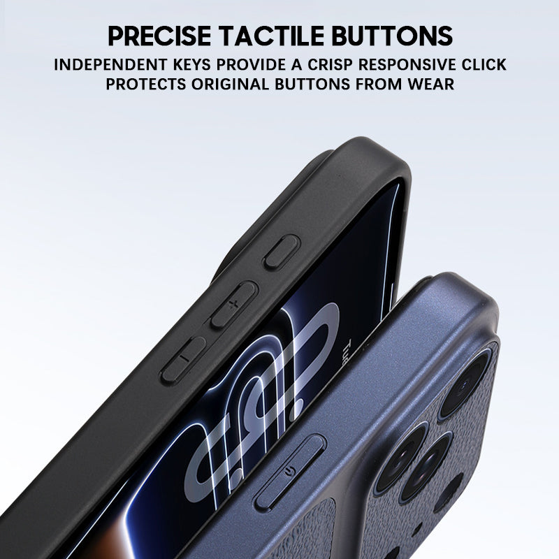 Dark Blue | iPhone Leather Texture Case