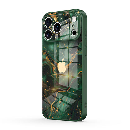 Gilded Green | iPhone Series Tempered Glass Case