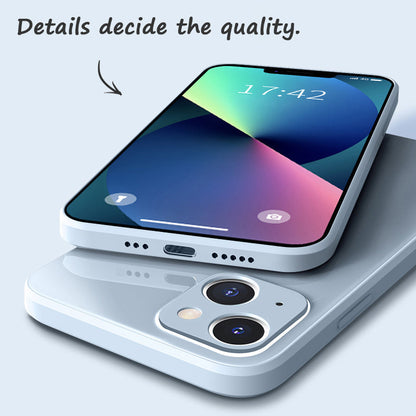 Red | iPhone Tempered Glass Phone Case