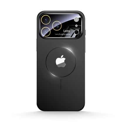 Noble Black | iPhone Magsafe Large Window Matte Case