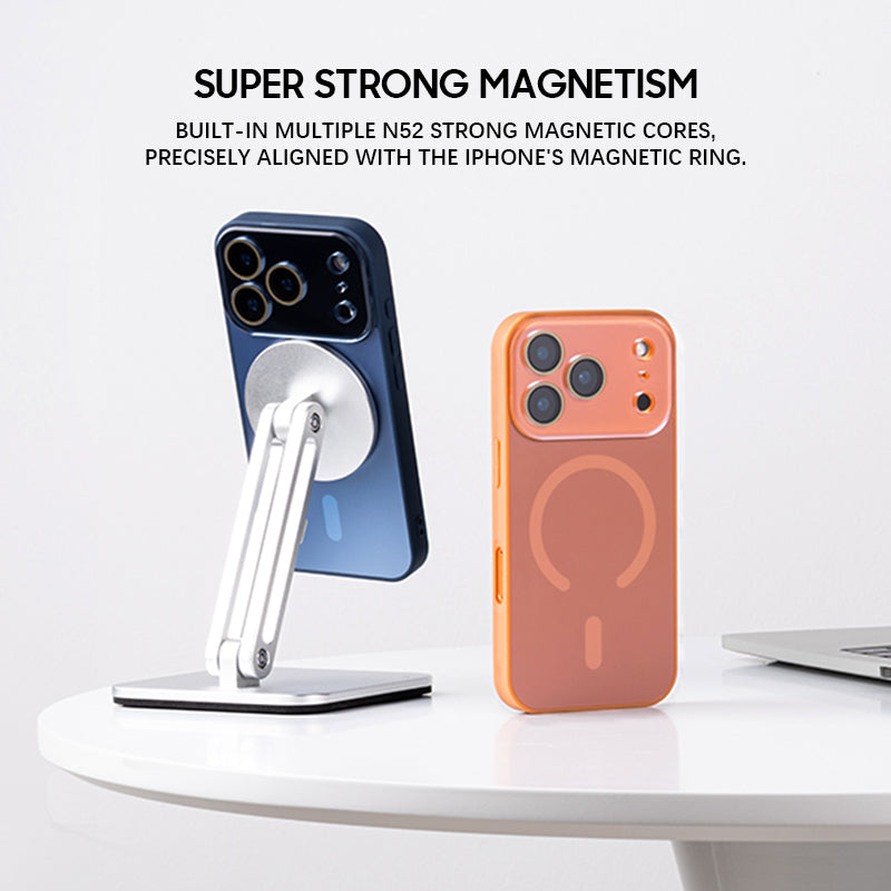 Orange | iPhone MagSafe Matte Mirror Case