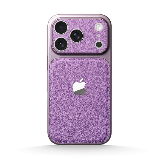 Purple | iPhone Leather Texture Case