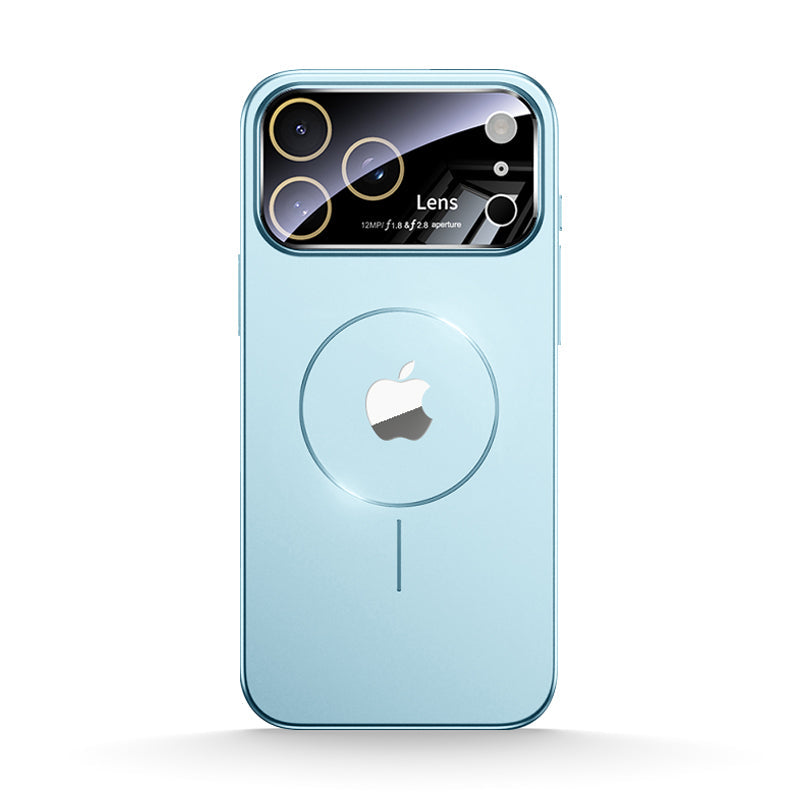 Light Blue | iPhone Magsafe Large Window Matte Case