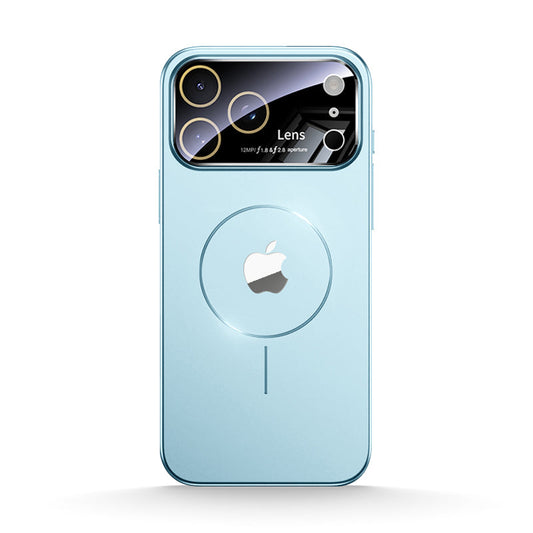 Light Blue | iPhone Magsafe Large Window Matte Case