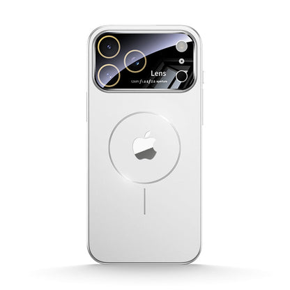 White | iPhone Magsafe Large Window Matte Case