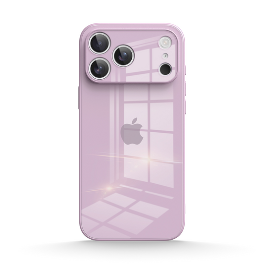 Grass Purple | iPhone Tempered Glass Phone Case