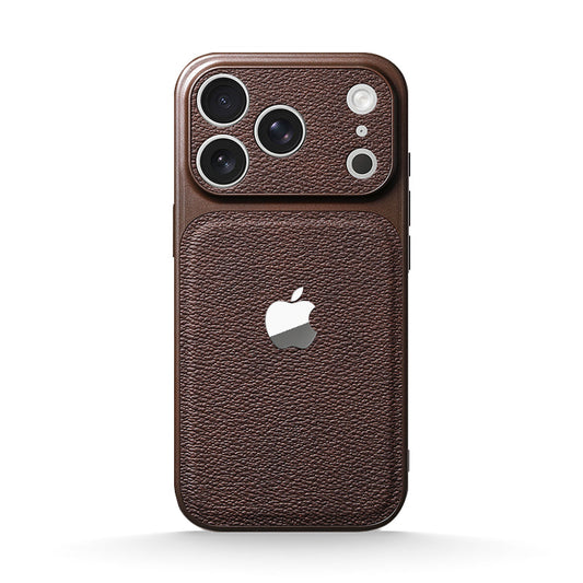 Brown | iPhone Leather Texture Case