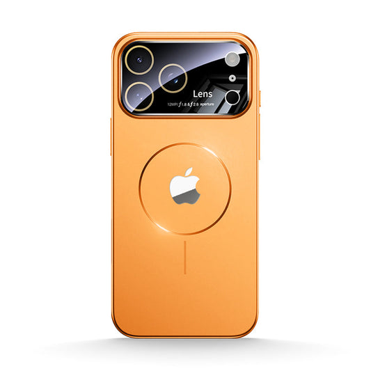 Vibrant Orange | iPhone Magsafe Large Window Matte Case