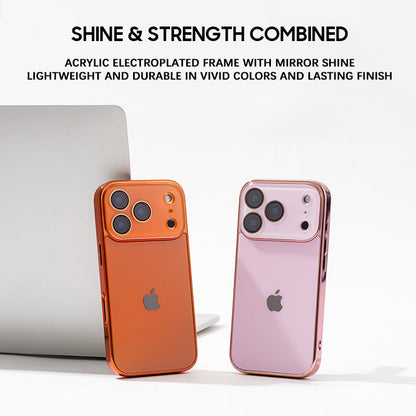 White | iPhone Electroplated Matte Case