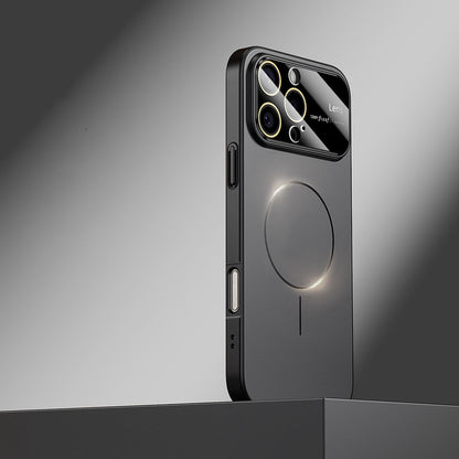 Noble Black | iPhone Magsafe Large Window Matte Case