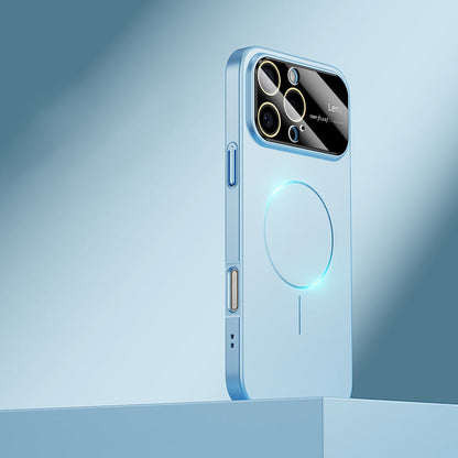 Light Blue | iPhone Magsafe Large Window Matte Case