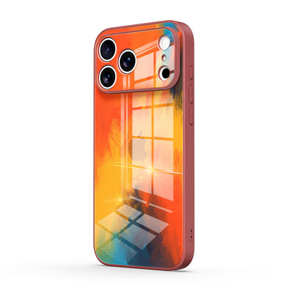 Phoenix Feather | IPhone Series Tempered Glass Case