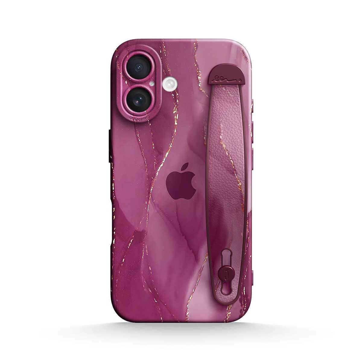 Gilt Plum Red | iPhone Series Multifunctional Wristband Case