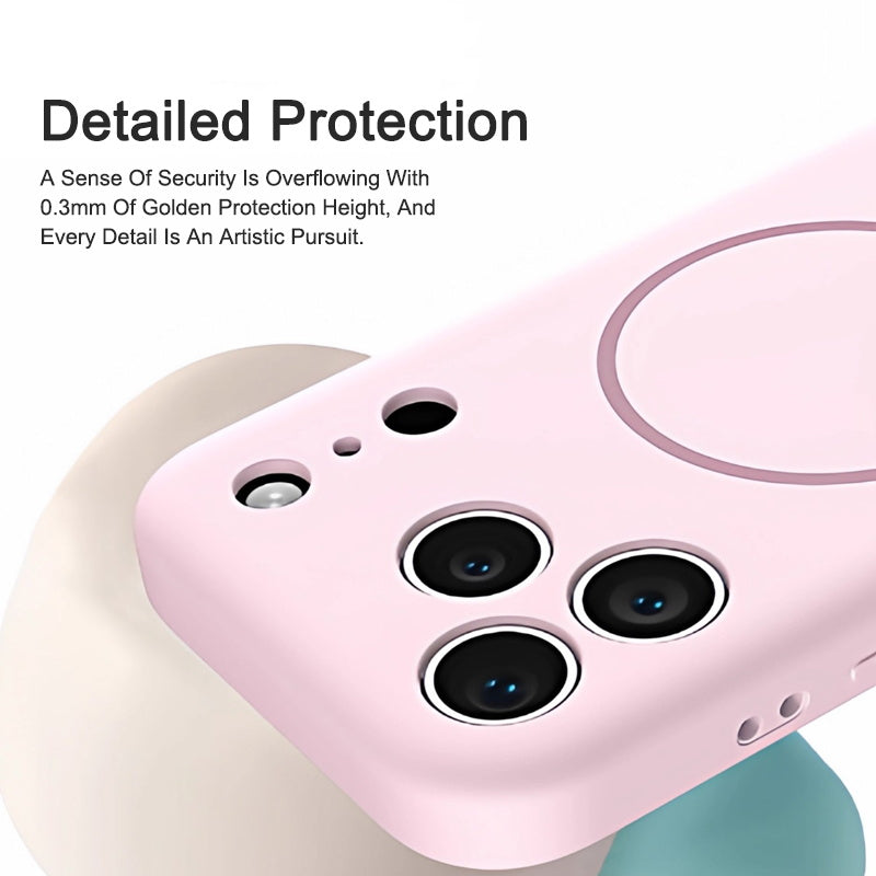 Grass Purple | iPhone Series Liquid Silicone MagSafe Case