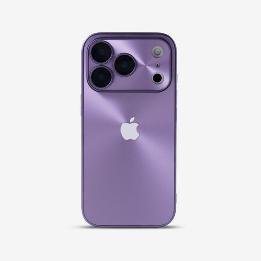 Dark Purple | iPhone Glare Metal Case