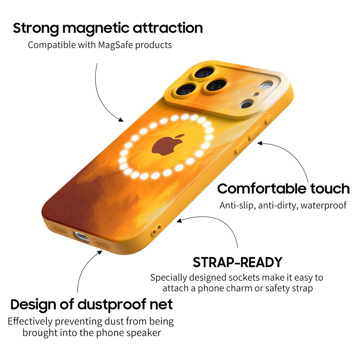 Fluorescent Beach | IPhone Series Impact Resistant Protective Case