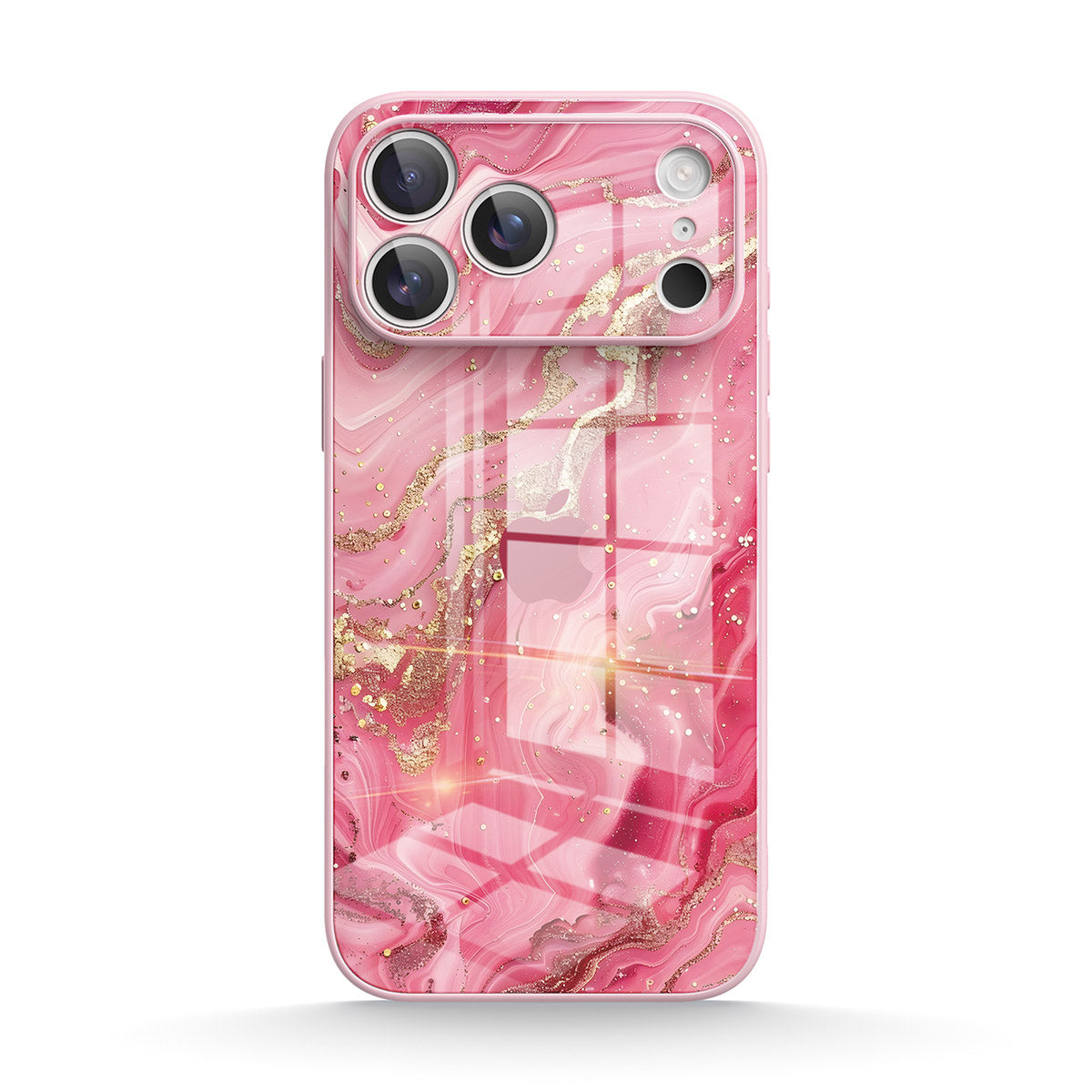 Gilt Powder | IPhone Series Tempered Glass Case