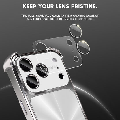 White | iPhone Four-Corner Iridescent Case