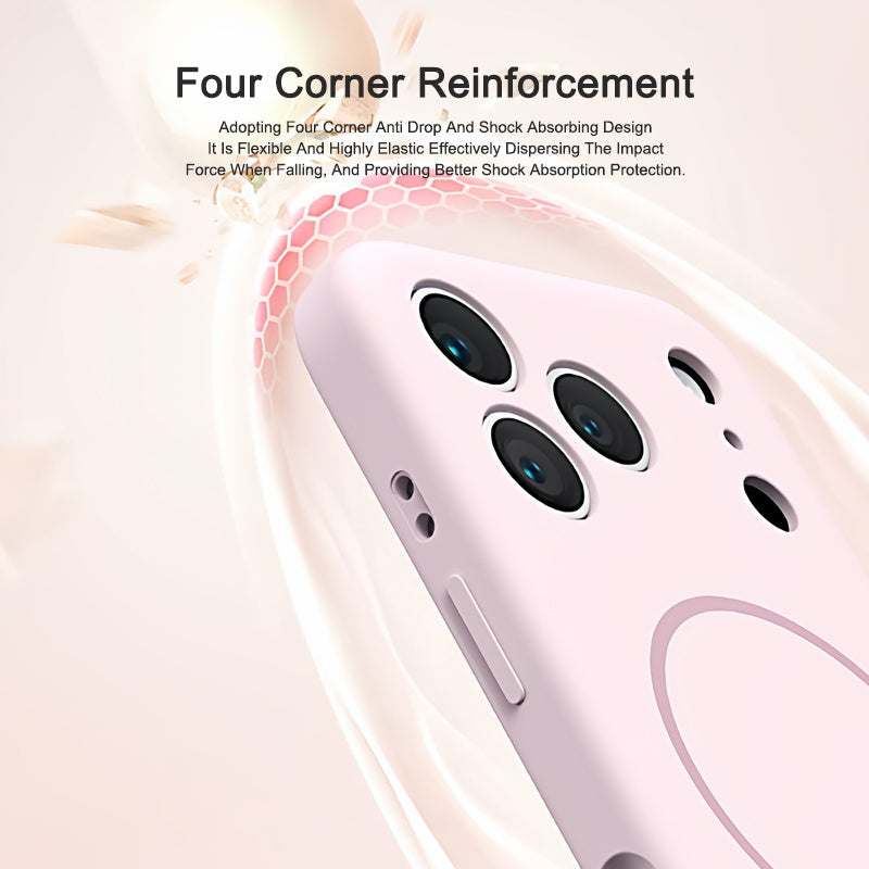 Light Cyan | iPhone Series Liquid Silicone MagSafe Case