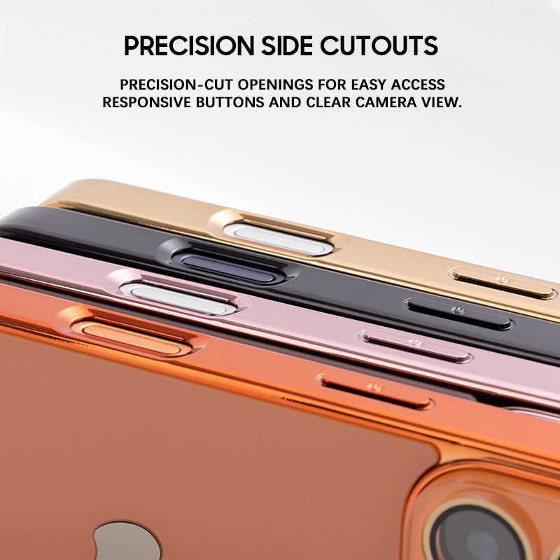 White | iPhone Electroplated Matte Case