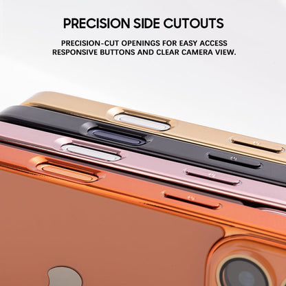 White | iPhone Electroplated Matte Case