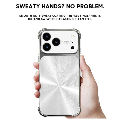 White | iPhone Four-Corner Iridescent Case