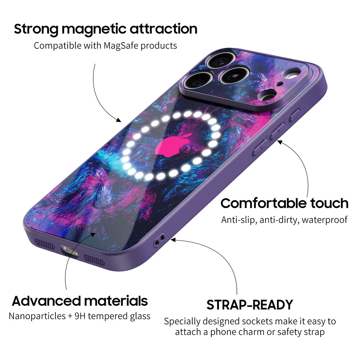 Phantom Mist | IPhone Series Tempered Glass Case