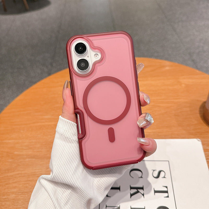 Wine Red | iPhone Translucent Matte MagSafe Case