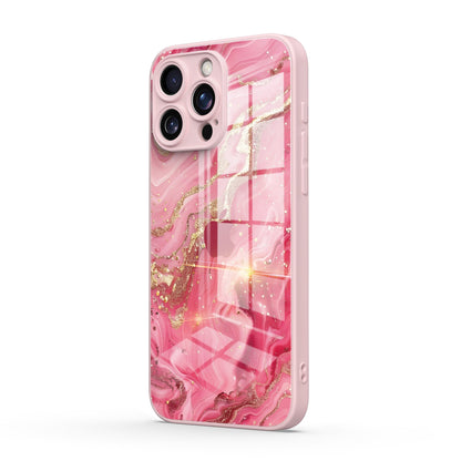 Gilt Powder | IPhone Series Tempered Glass Case