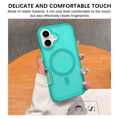 Fluorescent Green | iPhone Translucent Matte MagSafe Case