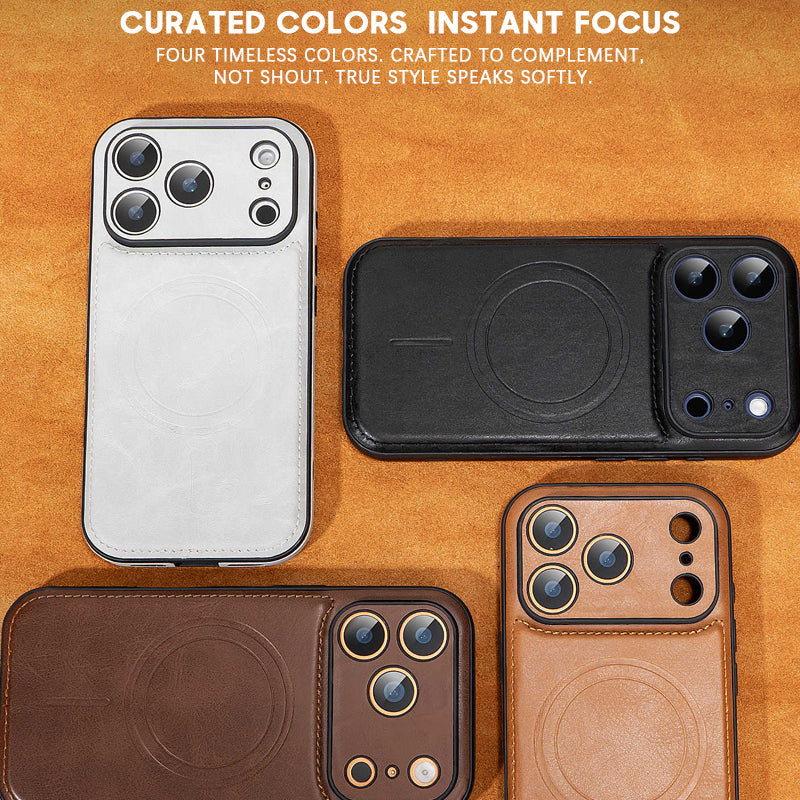 Gray | Leather MagSafe Case