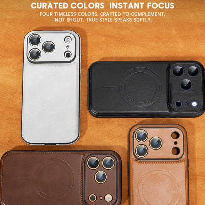 Gray | Leather MagSafe Case