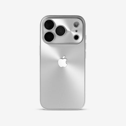 Silver White | iPhone Glare Metal Case