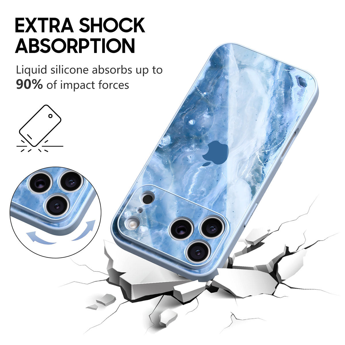 Caitian Jade | iPhone Series Tempered Glass Case