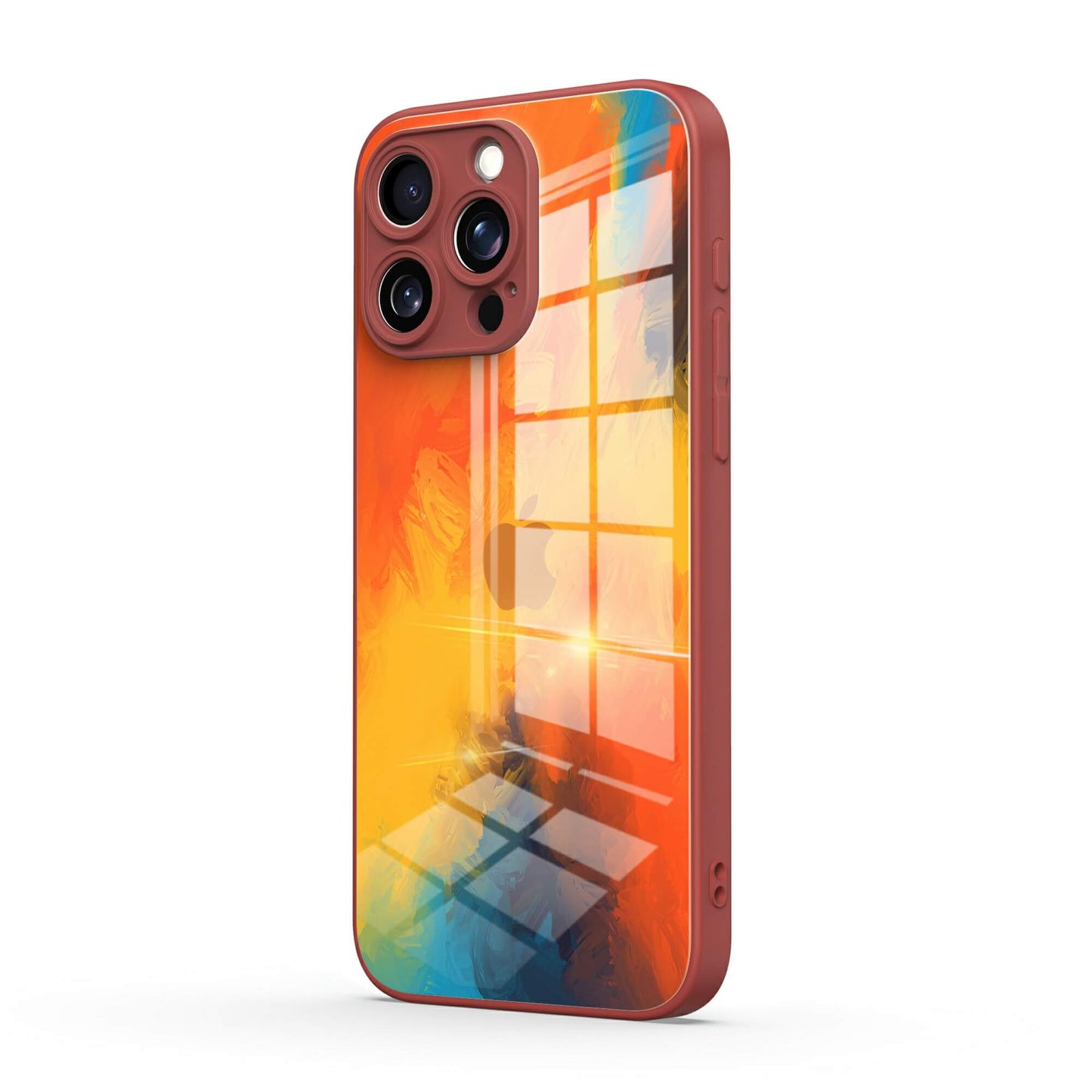 Phoenix Feather | IPhone Series Tempered Glass Case