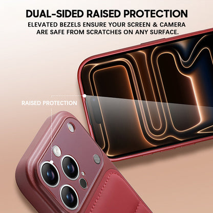 Orange | iPhone Puffer Leather Case