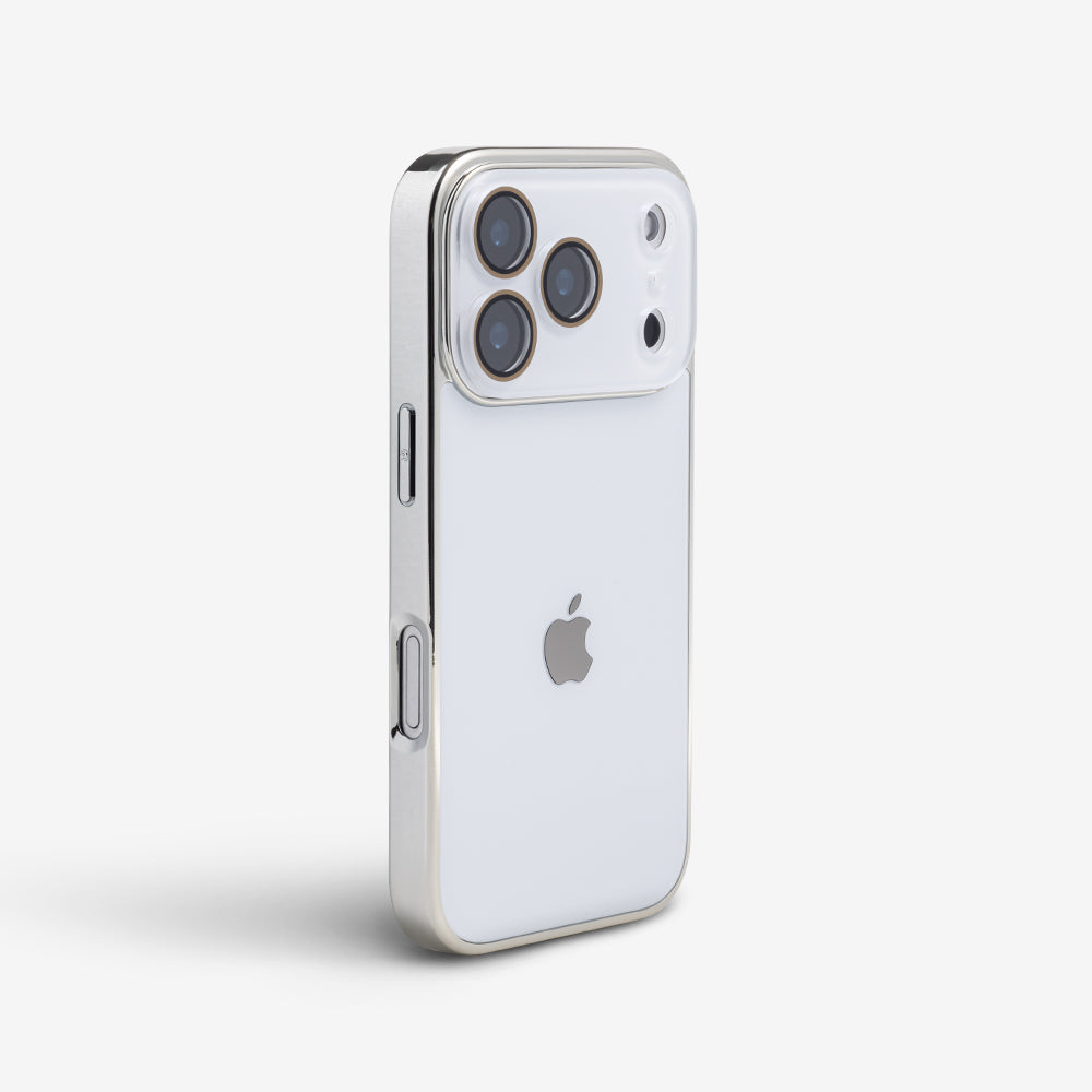 White | iPhone Electroplated Matte Case