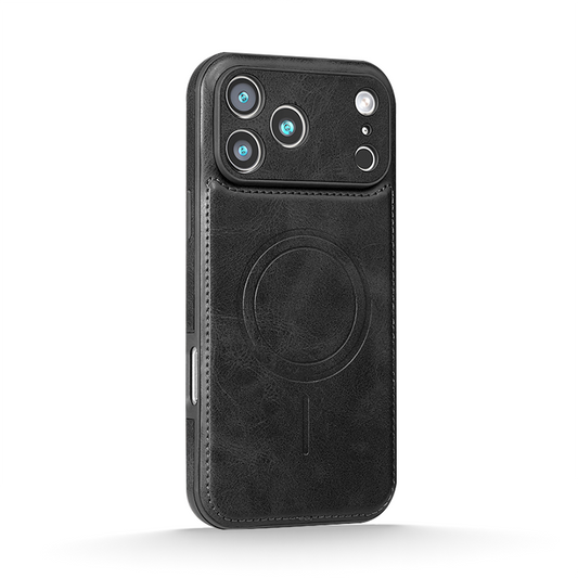 Black | Leather MagSafe Case