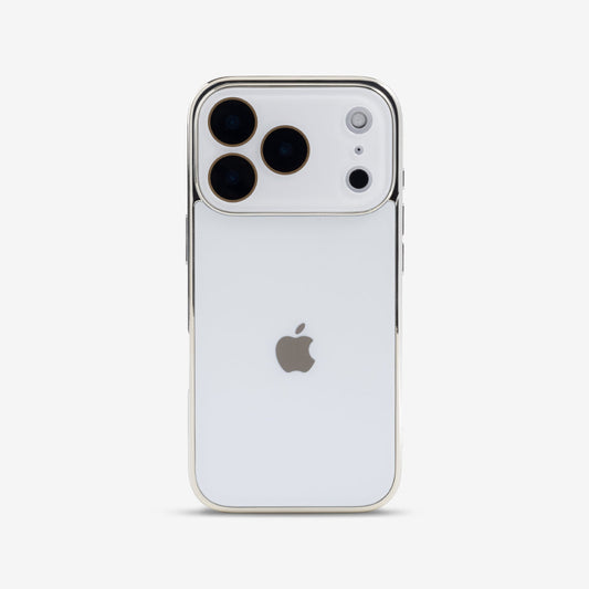 White | iPhone Electroplated Matte Case