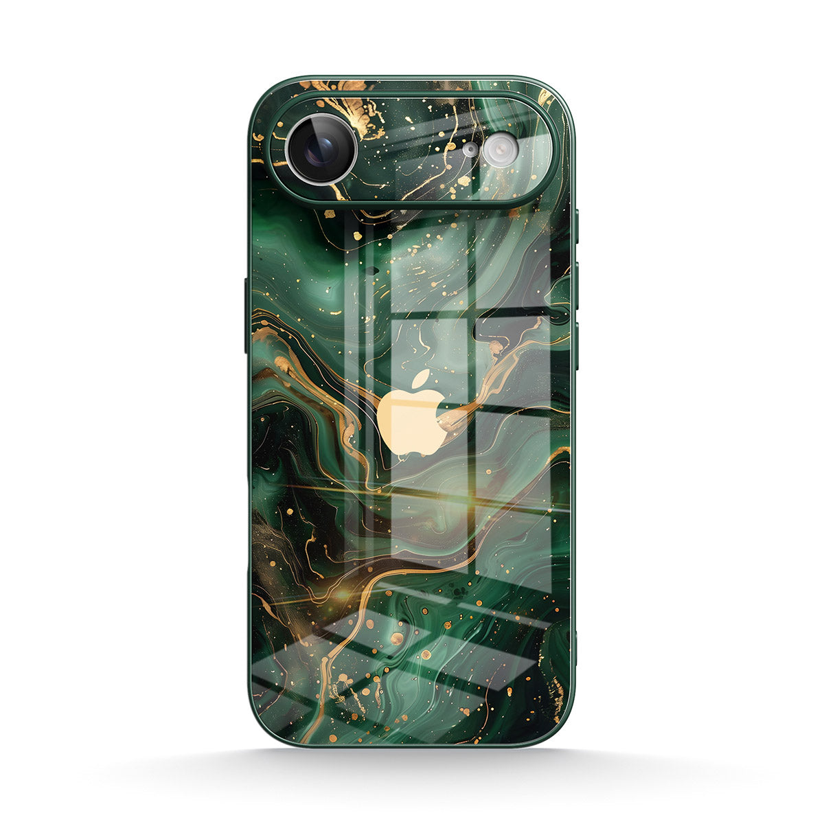 Gilded Green | iPhone Series Tempered Glass Case