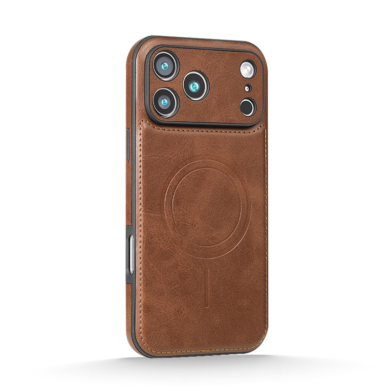 Dark brown | Leather MagSafe Case