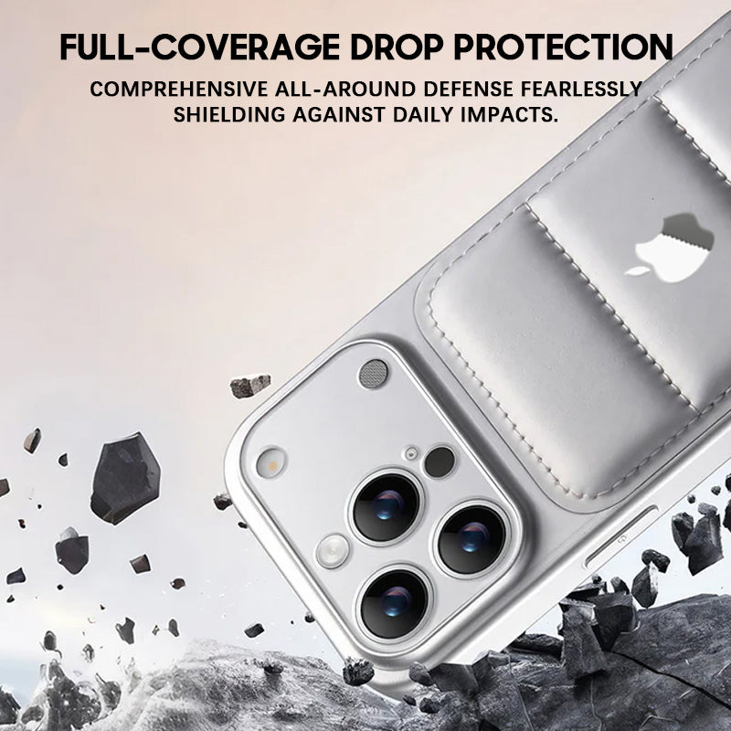 Brown | iPhone Puffer Leather Case