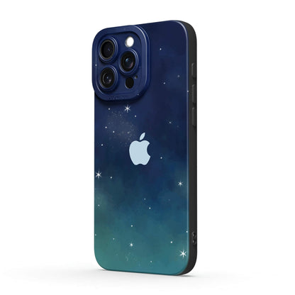 Star-Blue Green | iPhone Series Impact Resistant Protective Case