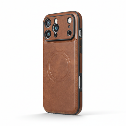 Dark brown | Leather MagSafe Case